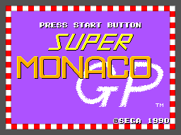 Super Monaco GP screenshot 5 for Sega Master System